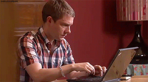 Watson types slow, doesn't he?