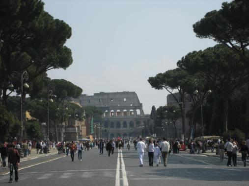 The Coliseum is one of the most recognizable landmarks of Ancient Rome.