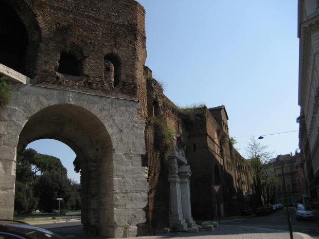 The entrance to the Villa Borghese (or the Borghese Gardens) lies just a little northeast of Piazza di Spagna (more about that in a moment). We could never confirm it, but we guessed that gates once closed off the villa to the general public back in the day.