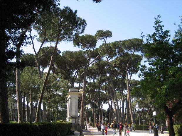 Tree-lined gravel paths that make you forget modern Rome? Yes please!